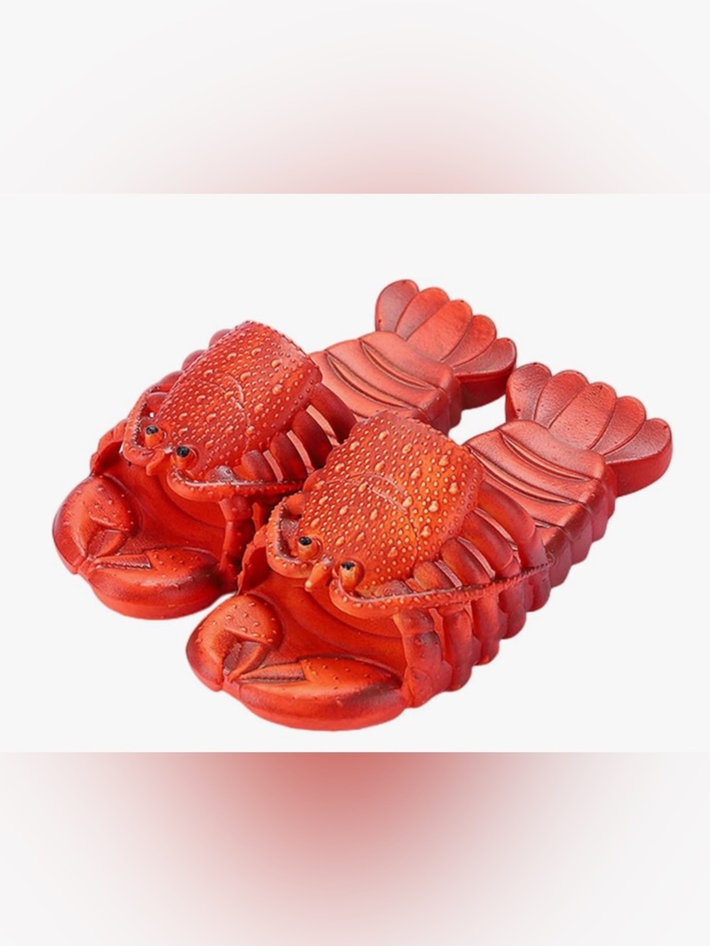 Kids Red Crab Slip-On Sandals - Brand Unknown